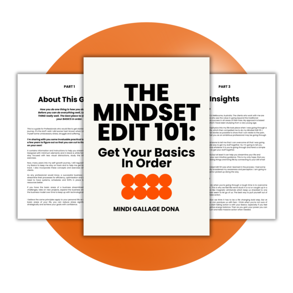 The Mindset Edit 101: Get Your Basics In Order